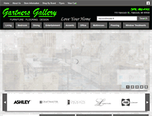 Tablet Screenshot of gartnersgallery.com